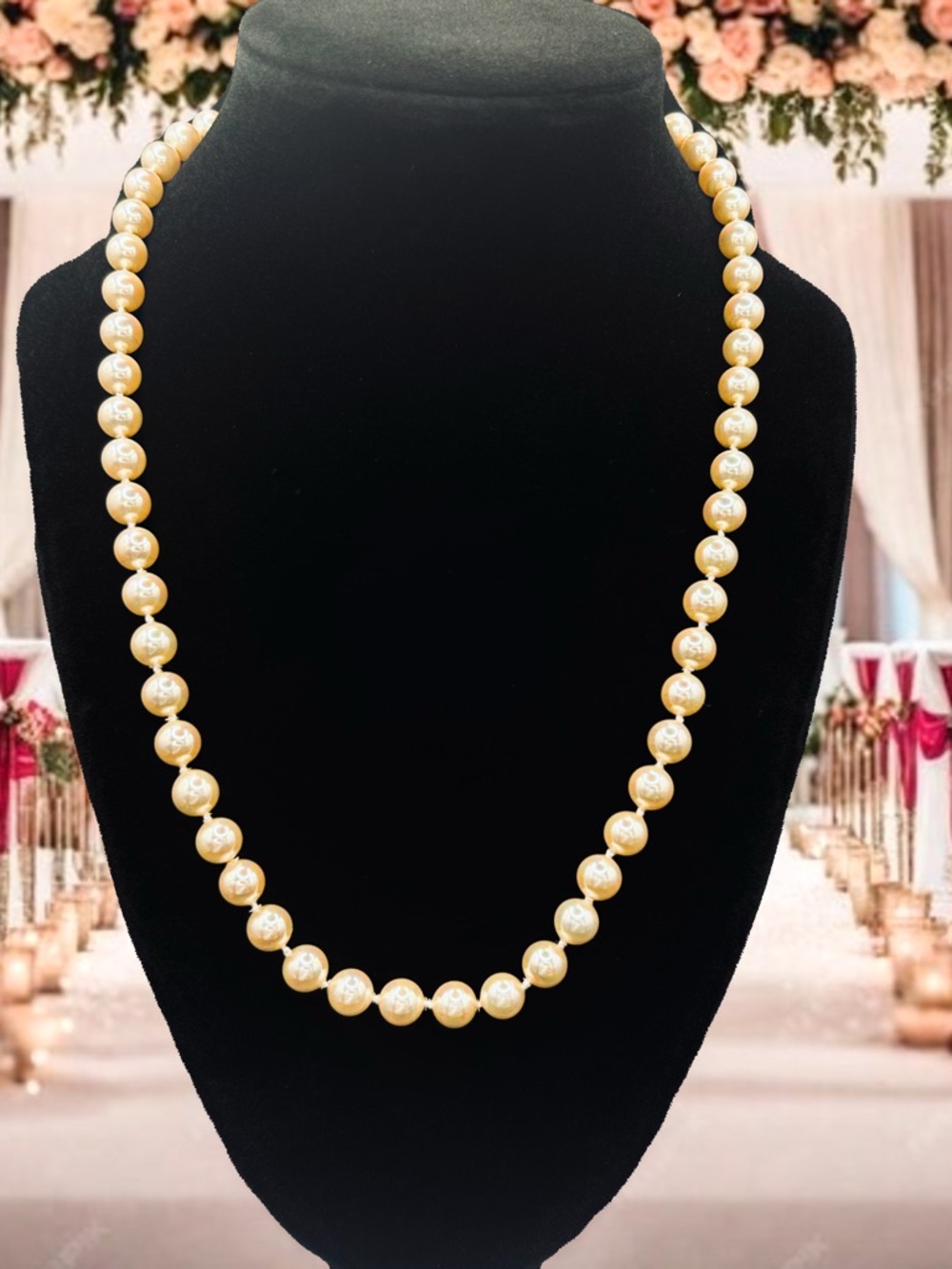 Vintage Orquidea Majorca Pearl Necklace 20” | Sterling Silver 925 Clasp